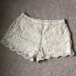 Cream Colored Shorts